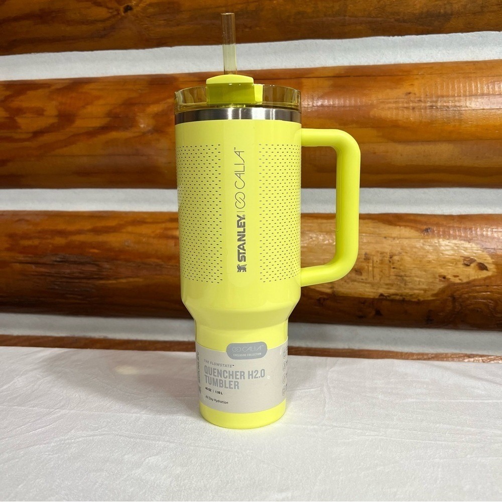 Stanley Calia Bright Yellow Quencher H2.0 Tumbler